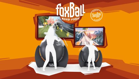 interactief balspel FoxBall trampolinepark