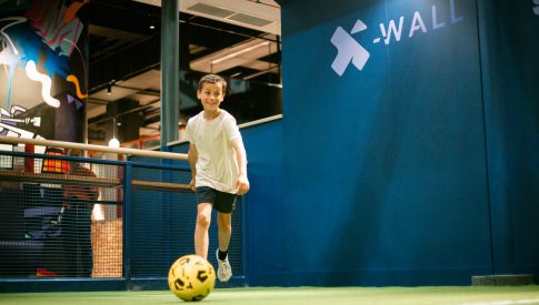 Interactieve voetbal arena Battle Square van Interactive X-Wall